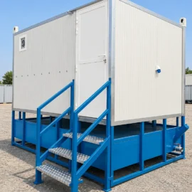 Custom Prefab Four Cabin Toilet