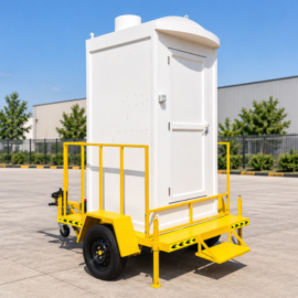 Trailer Mounted GRP Toilet